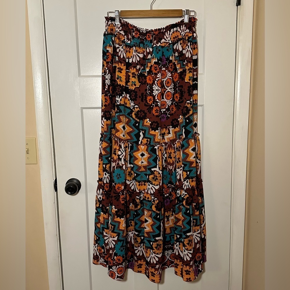 josie Paradise Maxi Skirt XL - EUC - Picture 4 of 11